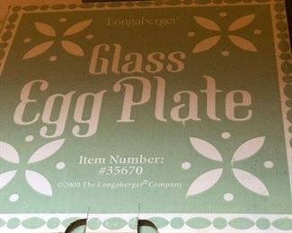 Longaberger Egg Plate