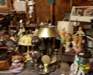 Lamps, figurines and more