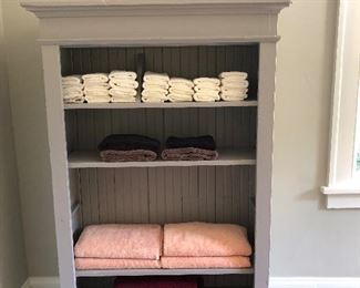 antique cupboard, pansy picture