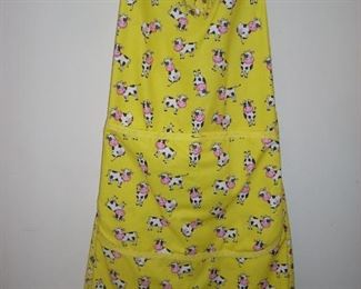 Large section of handmade aprons