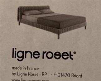 Ligne Roset Platform King Bedroom Headboard & Frame includes King Mattress /Restoration Hardware side tables (optional) Price $3k