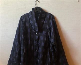 $50 - Babette high quality polyester snap front jacket.  Size XL.
