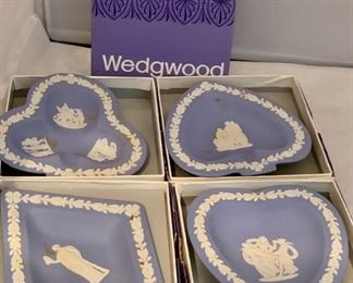 Wedgwood Jasperware Sweet Dishes - $40: In box; diamond, heart, club and spade; each approx 4.5” diameter