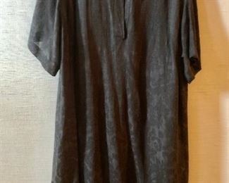 $30 - Marina Basic chocolate brown sheer overdress with slip. Made in Italy. Estimated size XL
