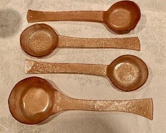 Art glass serving utensils: $30 small ; 14.5” long, 1 left!  available , $40 large; 16” long, 1 available (SOLD)
