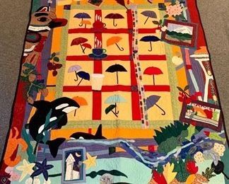 $150. Original fabric art
