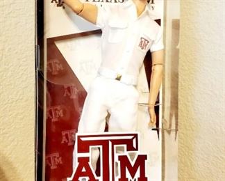 Texas A&M Ken doll . Unopened