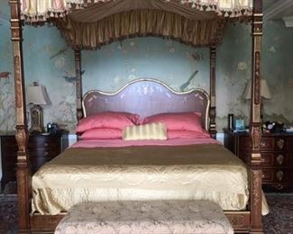 EJVictor Canopy King size bed.   Canopy can be removed