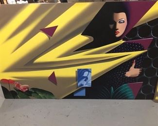 Painting on canvas by Rick Davis