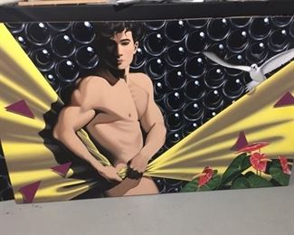 Painting on Canvas by Rick Davis