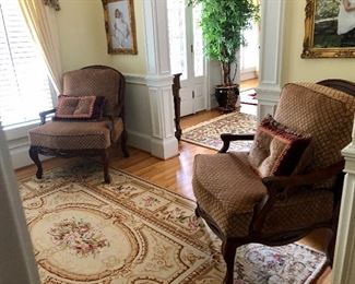 Matching upholstered chairs