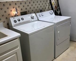 Whirlpool washer & GE dryer