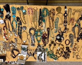Necklaces, earrings, bracelets, pins, rings, watches... take your pick! LOTS more!