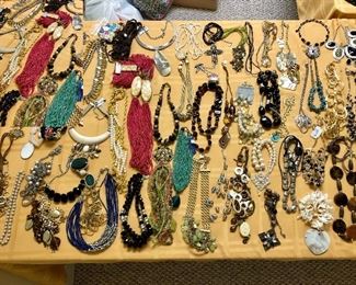 Necklaces, earrings, bracelets, pins, rings, watches... take your pick! LOTS more!