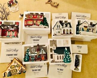Just a  few of the Dept. 56 villages