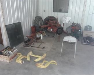 Ford 8 tractor in pieces