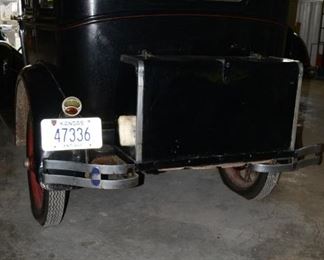 1929 Model A Sedan with Octagon steering wheel, has no keys but is in excellent condition and a must-see