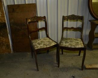 Early 1900s parlor chairs
