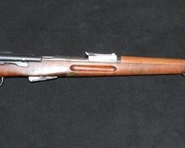 Swiss Schmidt Rubin rifle Model 1896-11   Serial 216677 rounded butt plate pistol grip added, slightly different trigger than  Model 11 