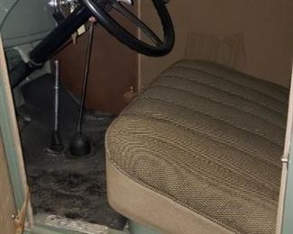 1929 Model A Sedan with Octagon steering wheel, has no keys but is in excellent condition and a must-see