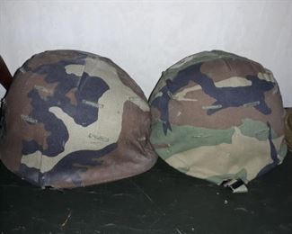 Vietnam War G.I. helmets