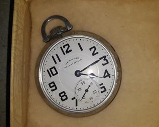 Hamilton Railroad watch no glass