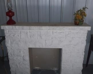 Faux fireplace