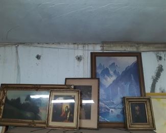 We have over 75 pieces of art including original oils