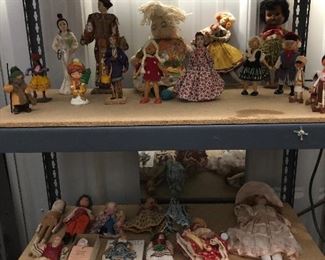 Folk dolls in native dress