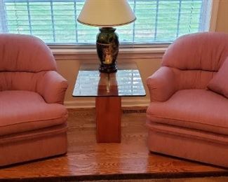 pair of chairs by Skyler-Peppler