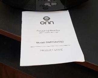 Onn portable CD Boombox