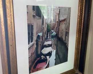 $45 FRAMED PRINT- SIGNED
VANICE, ITALY BY MELISSA