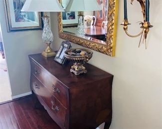 $300 BOMBAY CHEST WITH 2 DRAWERS
43”L x 18.5”D x 32”H