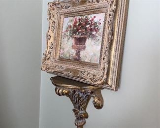 $45 SMALL OIL ON CANVAS PAINTING
$30 SHELF