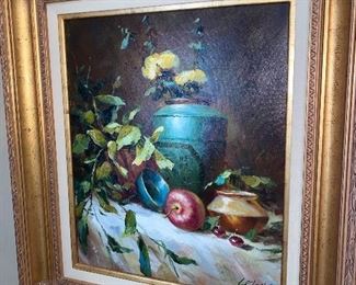 $125 ORIGINAL OIL ON CANVAS BY LEWIS