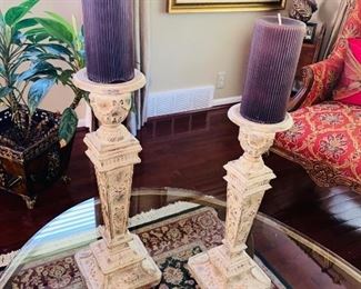 $45 PAIR OF CANDLE HOLDERS