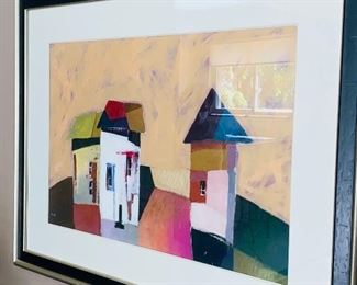 $100 DOWNE BURNS AUGMENTED HOUSES PRINT