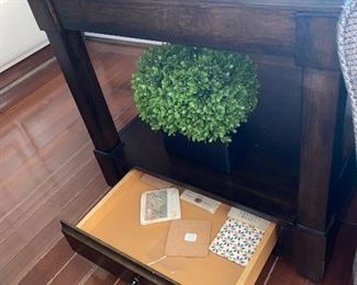 $125 WOODEN SIDE TABLE