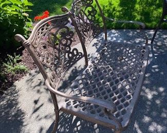 GORGEOUS BEKA OUTDOOR CAST PATIO FURNITURE
$275 EACH 2 LOVESEATS