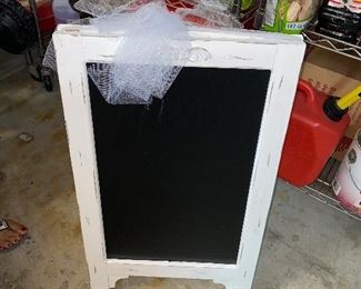 $25 WHITE CHALK BOARD