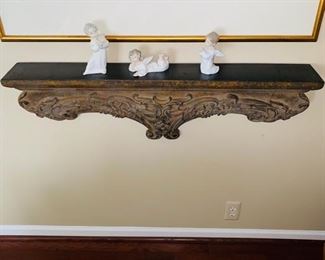 $75 ORNATE DARK SHELF
41” L x 6”D x 13”H