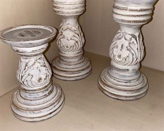 $20 SET OF 3 CANDLE HOLDERS