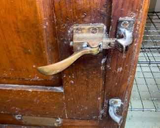 $325 ANTIQUE WOODEN ICE BOX