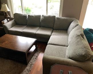 $525 FIRM JUST ADDED TO SALE - Modern Sectional Sofa
Left side 80” L x 37” D x 30” H
Right Side 90” L x 37” D x 30” H