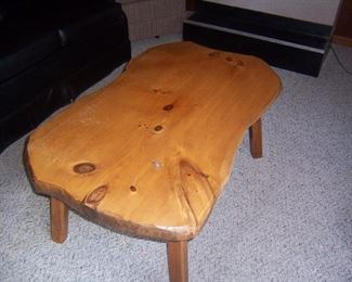 PINE TREE SLAB COFFEE TABLE