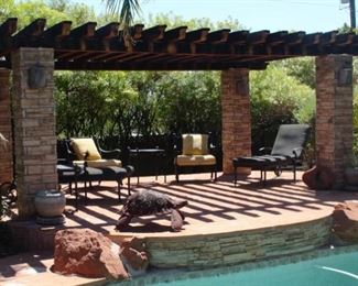 back yard cabana
