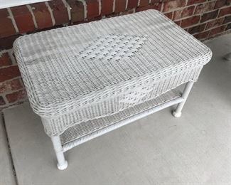 Wicker Bench $ 36.00