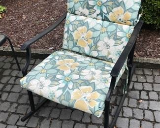 Metal Rocker / Cushions $ 40.00