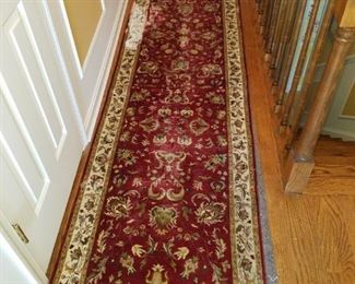hall runner rug (NOT a stain, just the sun hitting)