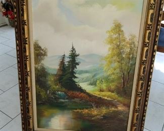 large oil painting